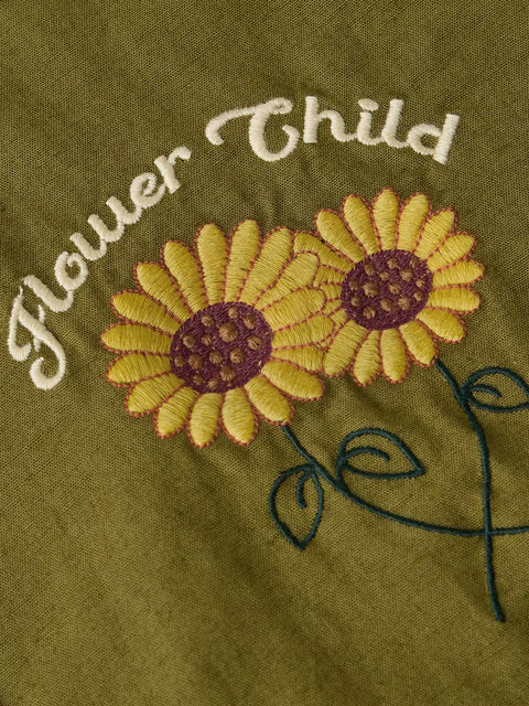 Women Cotton Linen Shirt – Flower Child