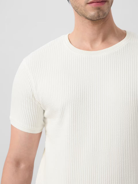 Korean T-Shirt: White