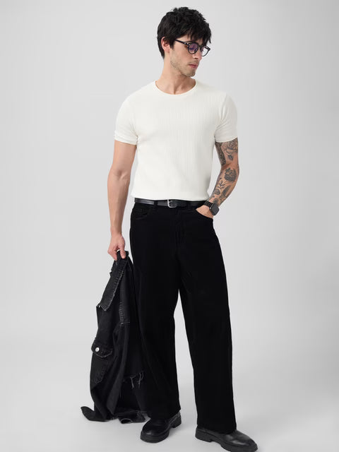 Korean T-Shirt: White