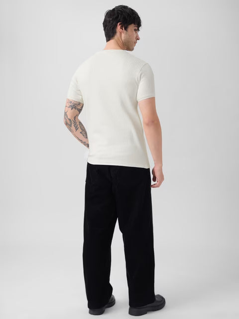 Korean T-Shirt: White