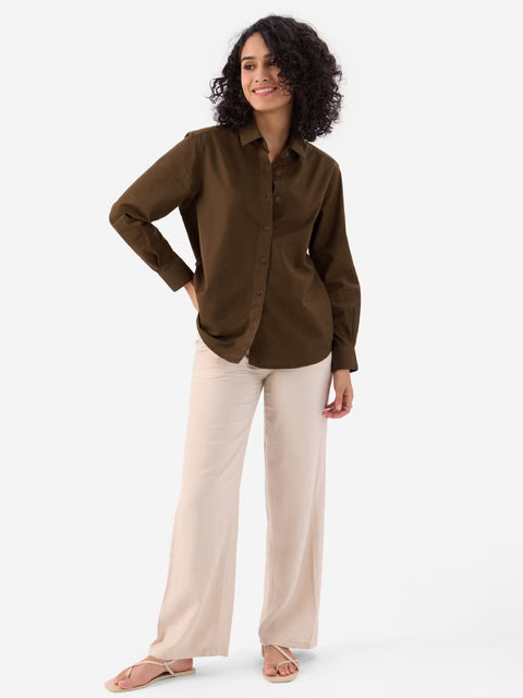 Cotton Linen: Chestnut