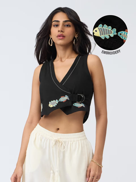 Cotton Linen Vest: Flair