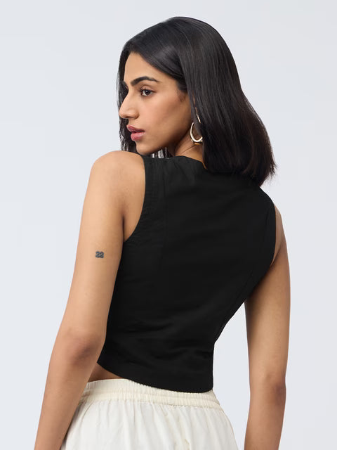 Cotton Linen Vest: Flair