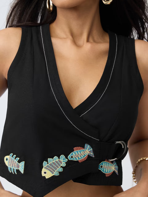 Cotton Linen Vest: Flair