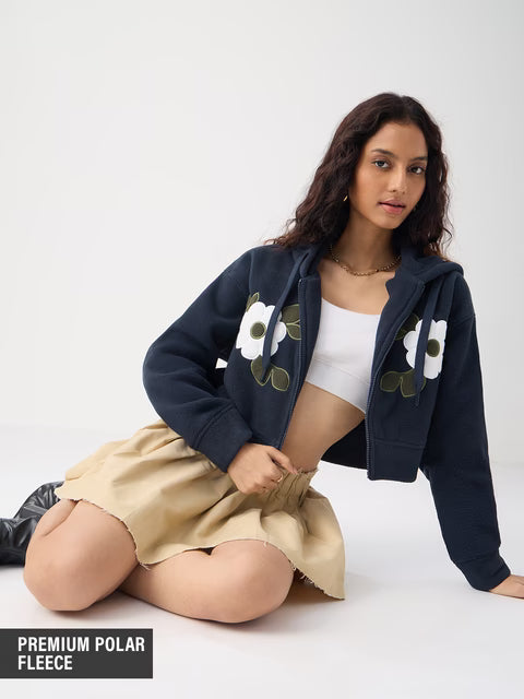 Polar Fleece Hoodies: Mystic Bloom