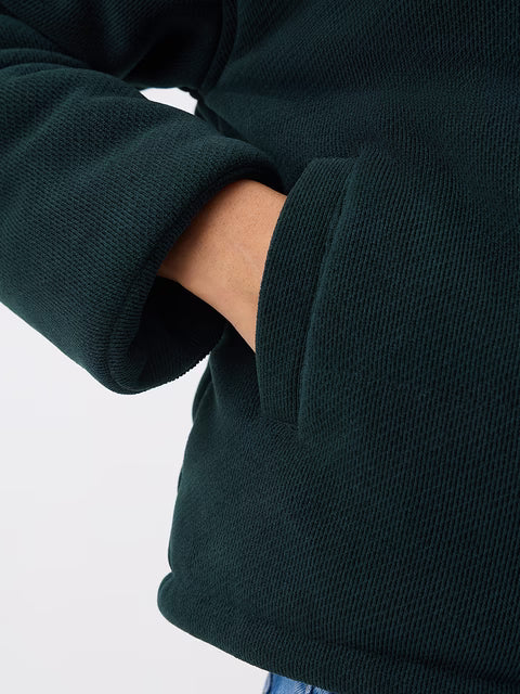 Puffer Jacket: Bottle Green