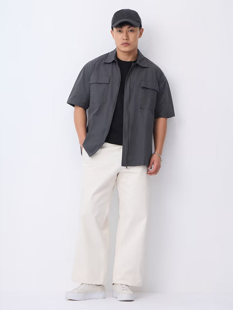 Zipper Shirt: Thundercloud