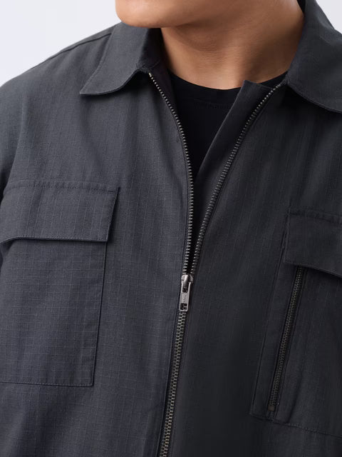 Zipper Shirt: Thundercloud