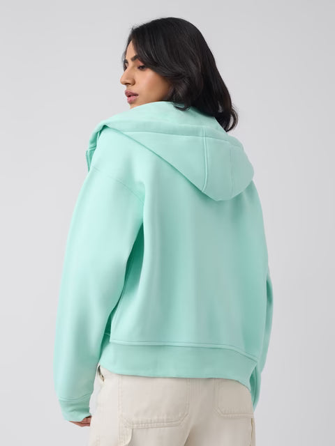 Zipper Hoodie: Applemint