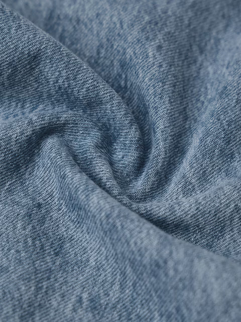 Barrel-Fit Denim: Drip Blue