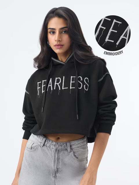 Oversized Hoodie: Fearless