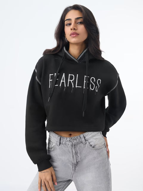 Oversized Hoodie: Fearless