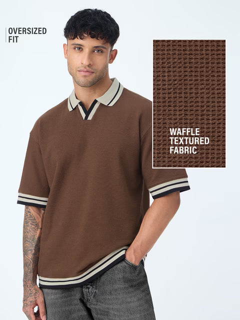 Oversized Polo: Russet