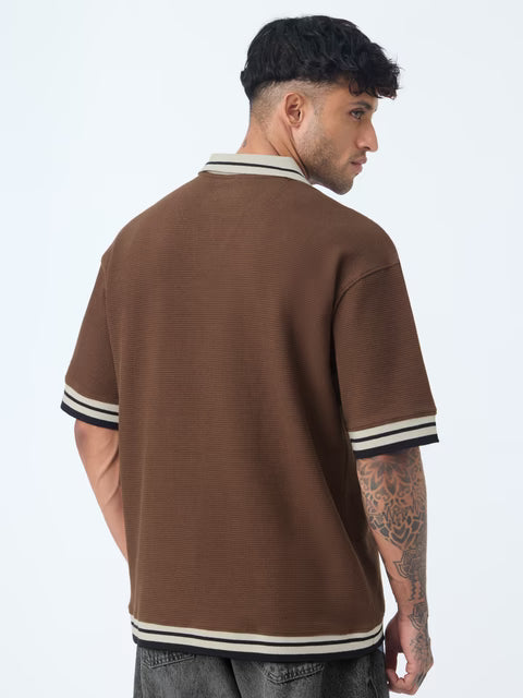 Oversized Polo: Russet