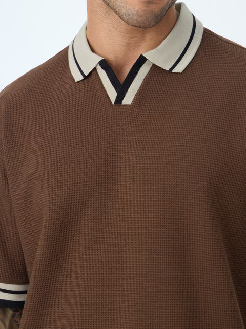 Oversized Polo: Russet