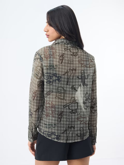 Sheer Shirt: Mystique