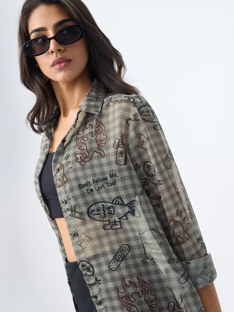 Sheer Shirt: Mystique