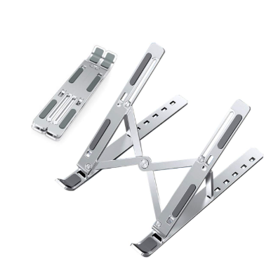 Portable Aluminum Laptop Stand – Adjustable & Foldable